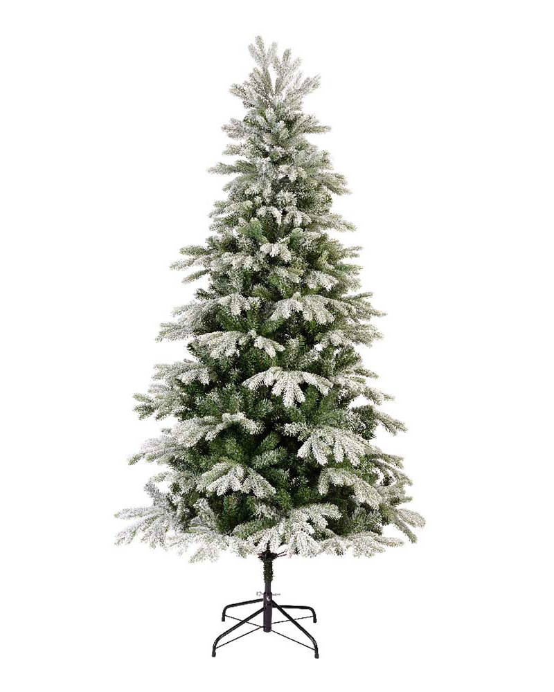 ALBERO DI NATALE INNEVATO SUNNDAL FIR FROSTED - H.210 CM - Realistico