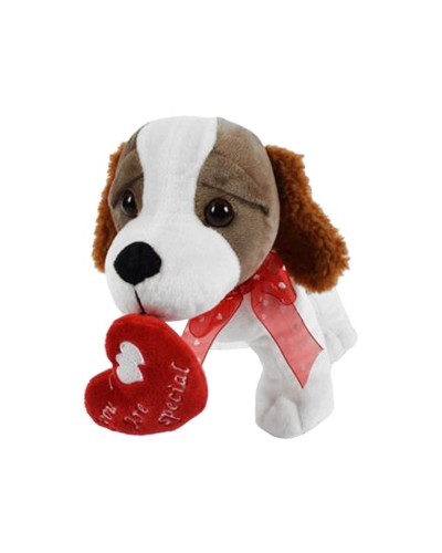 Cagnolino peluche con cuore...