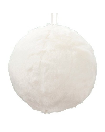 Sfera pelliccia cm 10 white