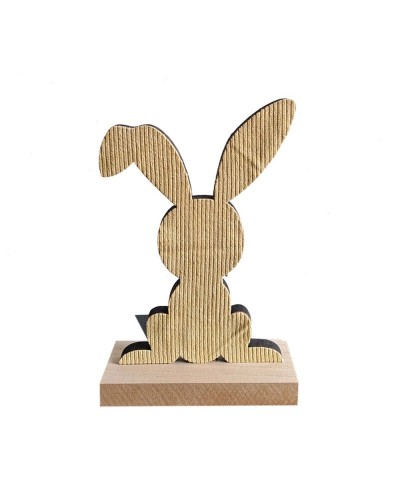 Coniglio in legno 16,5x23 h...